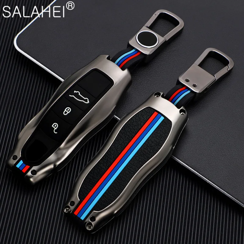 

Car Key Case Cover Key Bag For Porsche Cayenne 958 911 Lepin 996 Macan Panamera 997 944 924 987 987 Gt3 Cayman 987 Accessories