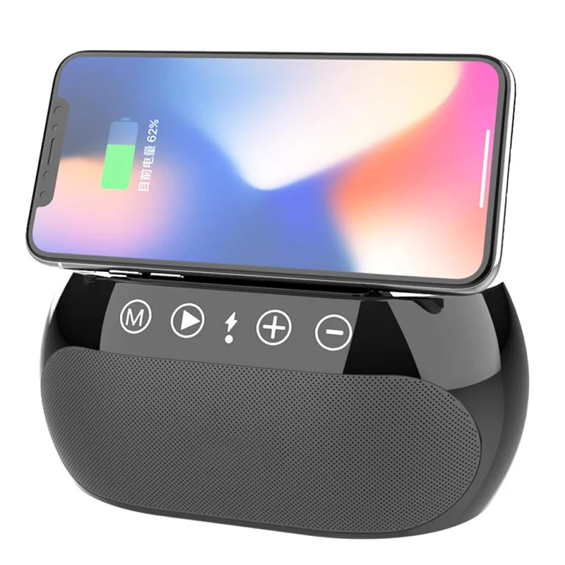 Беспроводное зарядное устройство Быстрая зарядка беспроводной связи динамик