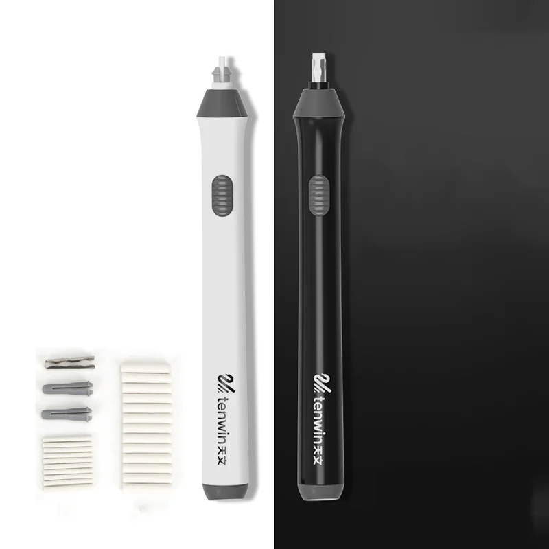 Милый Электрический ластик Kawaii эскиз механические резиновый карандаш для