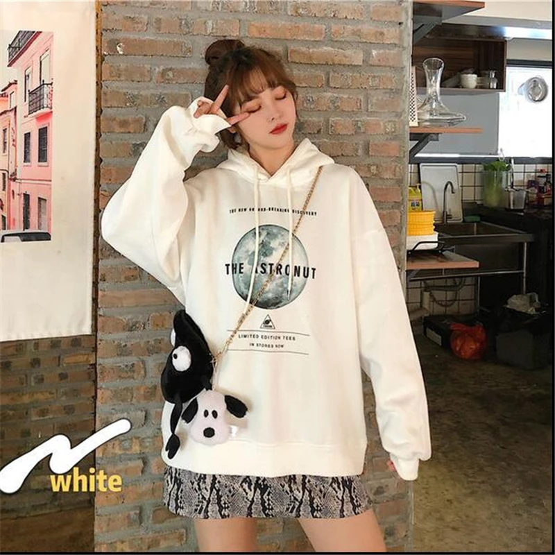 Сетчатые красные осенние и зимние новые стильные женские толстовки Lusty harajuku с