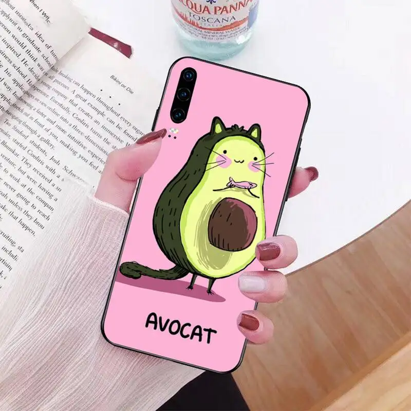 Мягкий резиновый Чехол HPCHCJHM из ТПУ в эстетике авокадо для Huawei Nova 6se 7 7pro 7se honor 7A 8A 7C
