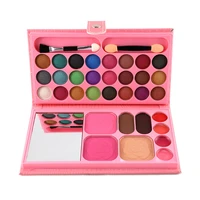 eye shadow 4 in 1 33 color suit wallet cosmetic box makeup rouge lips novelty