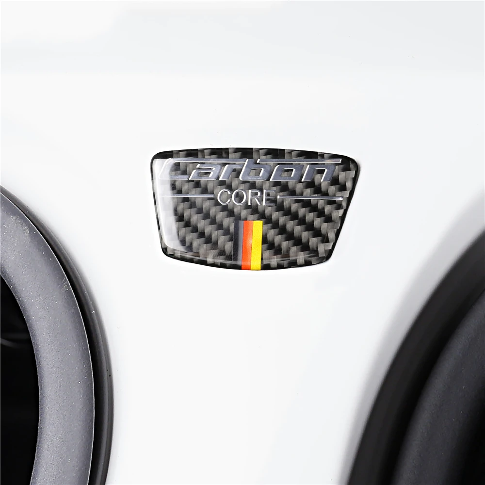 

Decoration Stickers Emblem Car Stickers B Column Door Bumper Trim for Mercedes Benz C Class W205 C180 C200 C300 GLC Carbon Fiber