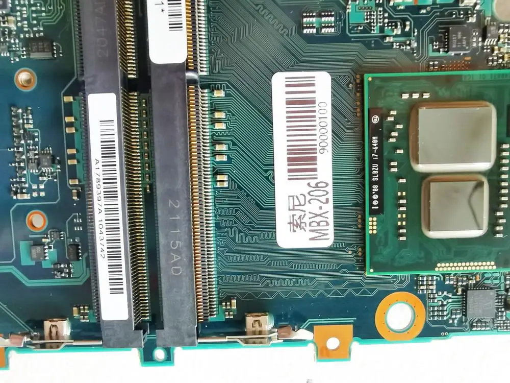 

Original for SONY MBX-206 Laptop motherboard MBX-206 I7-640M A1789397A tested good free shipping