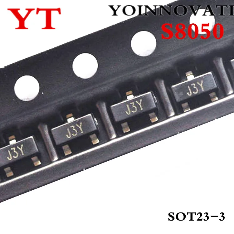 200 шт./лот S8050 J3Y NPN SOT23-3 IC лучшего качества | Электронные компоненты и