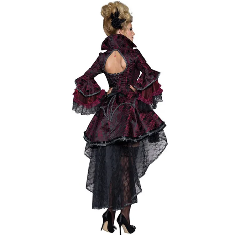 Роскошный сексуальный костюм королевы вампира для взрослых ведьмы на Хэллоуин