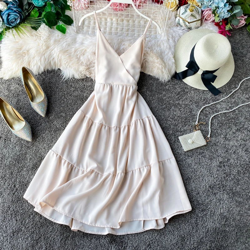 Joinyouth пляжное платье на бретельках сексуальные платья с открытой спиной без