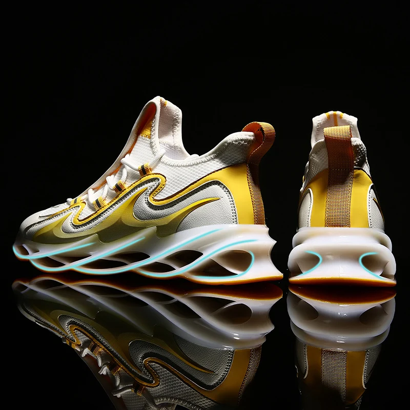 Высокое качество Светоотражающие лезвия воин спортивная обувь амортизирующая