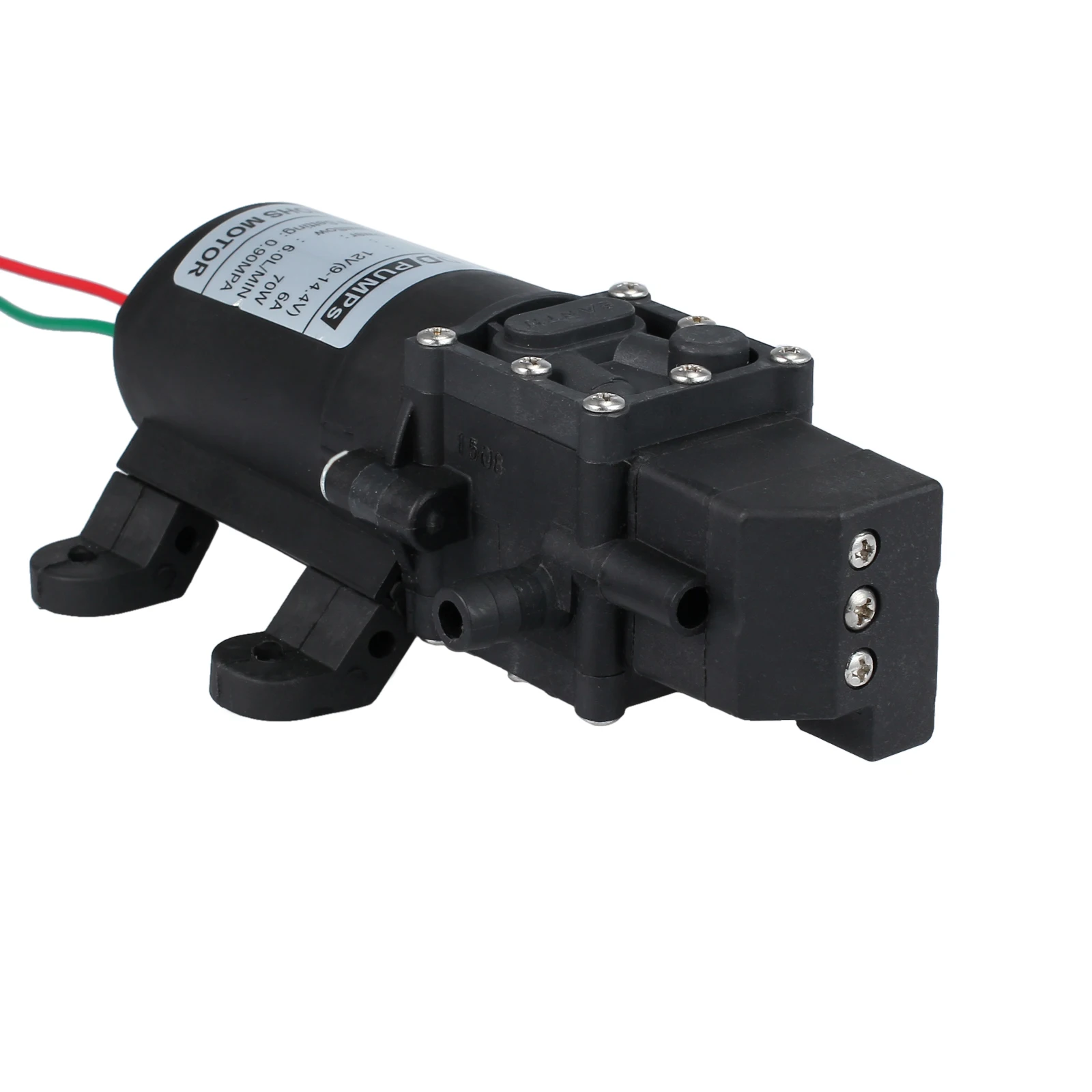 Мембранный Водяной насос высокого давления Justech 12 В постоянного тока 70 Вт