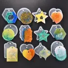 Формочка для силиконовой Подвески Ювелирные изделия из смолы силиконовая форма УФ прессованный высушенный цветок формы для эпоксидной смолы инструменты для изготовления ювелирных изделий