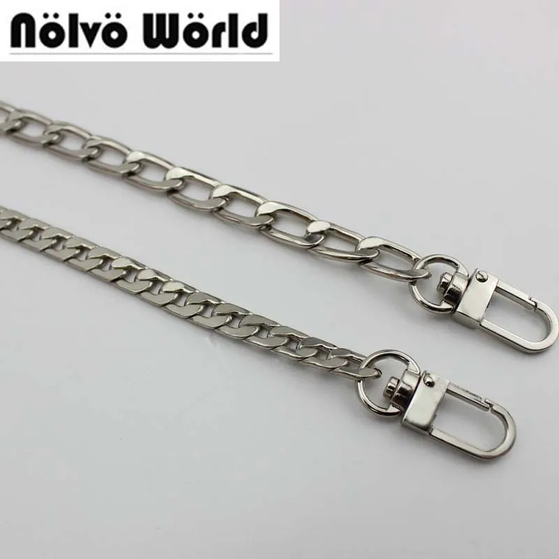10 шт 120 см 130 серебряный цвет мм ширина Овальные Цепи Металлические DIY цепи ручные