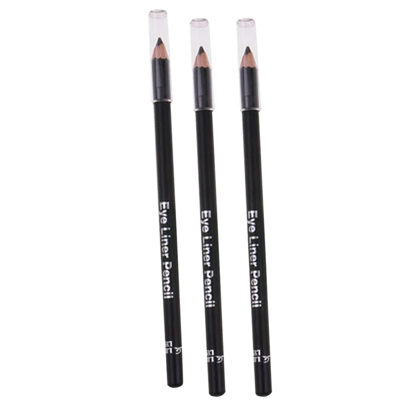 3 шт. подводка для глаз специальная Водостойкая Подводка макияжа не маркая Черный