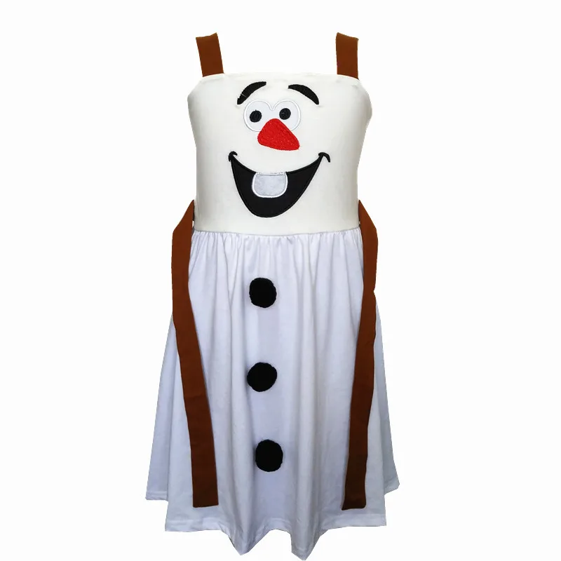 Женское платье принцессы рождественское для Хэллоуина Белоснежка костюм Олафа