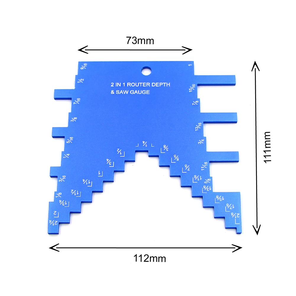 Высокоточный 2 в 1 измерительный прибор фрезерный измеритель глубины для