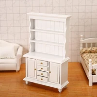 112 dollhouse miniature display cabinet bookcase cupboard multi layer shelf doll house furniture diy accessories