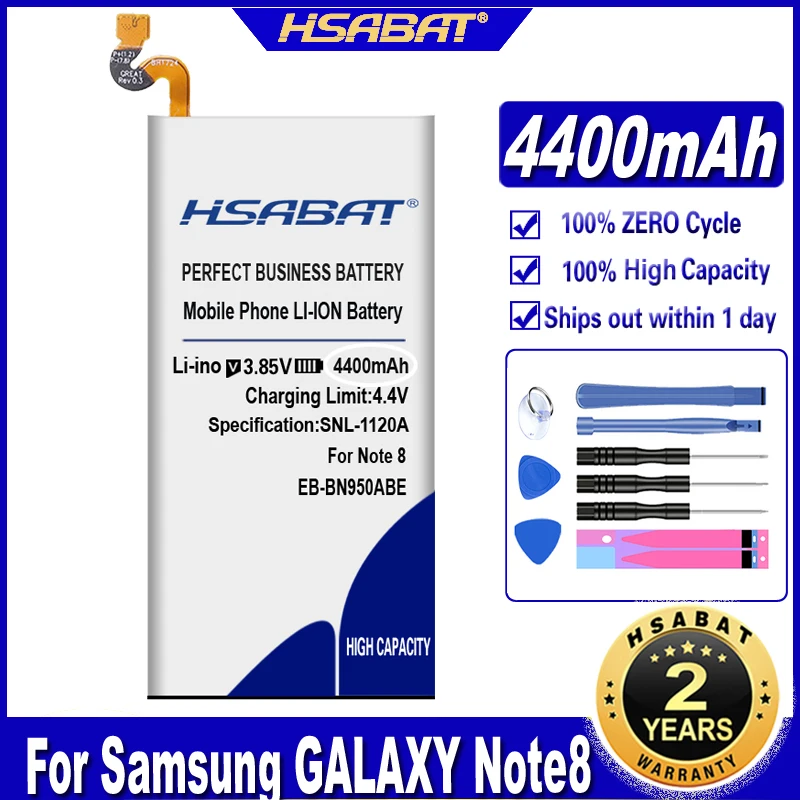 Аккумулятор HSABAT 4400 мАч для Samsung GALAXY Note8 Note 8 N9500 N9508 N950D N950F N950FD N950J N950N N950U
