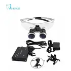 Стоматологические лупы зубная лупа, стоматологическая лаборатория, медицинские лупы, Бинокулярные, 3,5x, налобный фонарь, 3 Вт5 Вт, отдельно