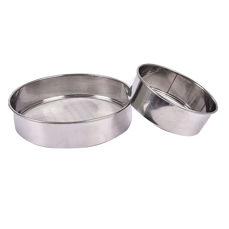 Сито для муки из тонкой сетки профессиональное круглое сито нержавеющей стали