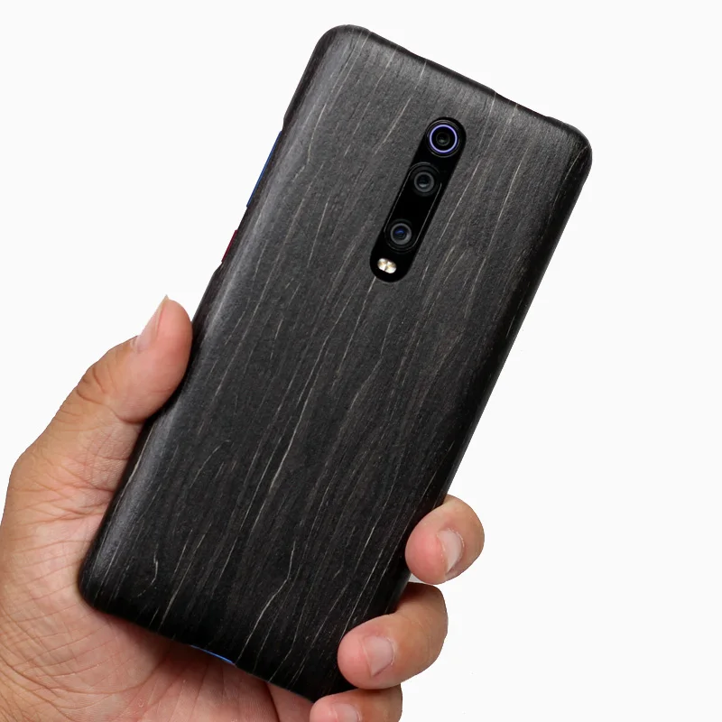 Чехол для телефона из натурального дерева для Xiaomi 9T PRO, Redmi K20 Pro, чехол, покрытие из черного ледяного дерева, грецкого ореха, розового дерева