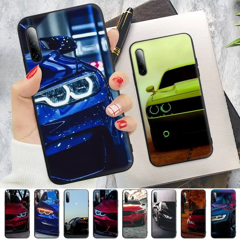 

Sport Cars Black Matte Phone Case Cover For Huawei Y6 Y7 Y9 Prime 2019 Y9s Mate 10 20 40 Pro Lite Nova 5t