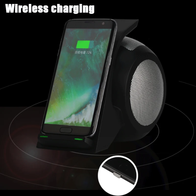 Беспроводное зарядное устройство с двойной катушкой и поддержкой быстрой
