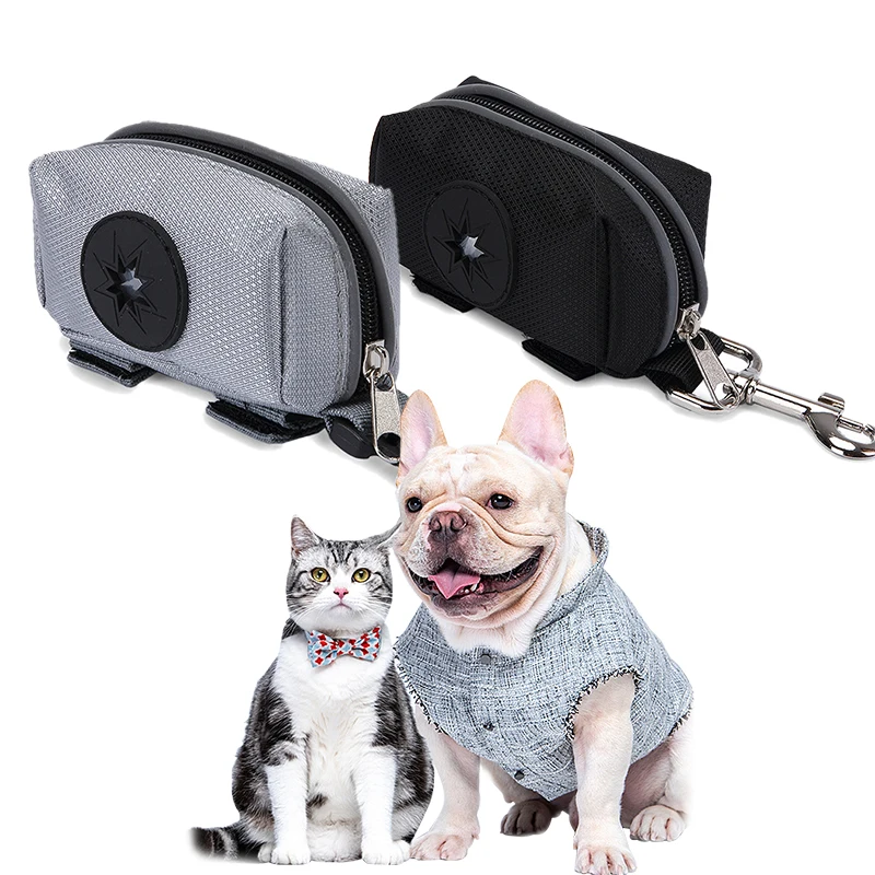 

Portable Dog Poop Bags Eco Friendly with Iron Buckle Toilet Picke Dog Training Out Pet Portable Sundries Bag Dogs Accessories