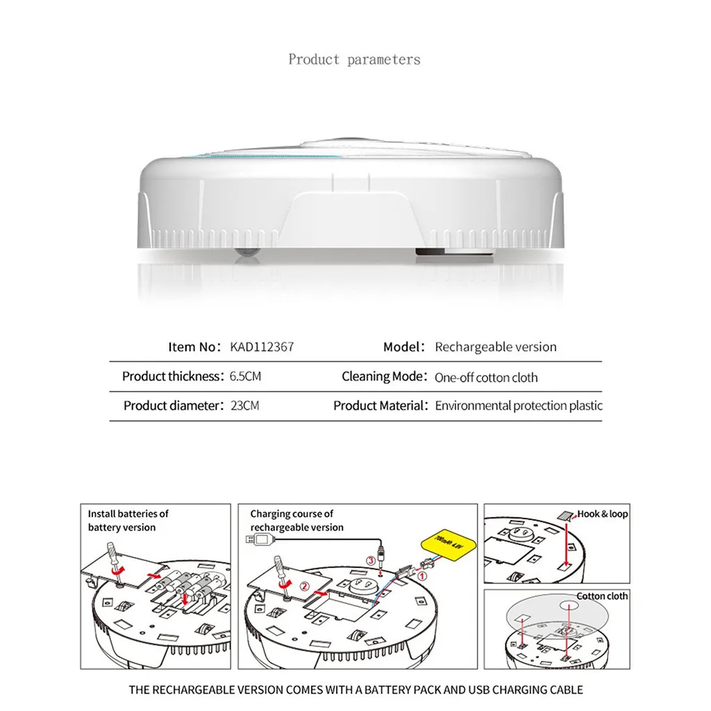 Полностью автоматический мини-пылесос уборочная машина робот семейная уборка
