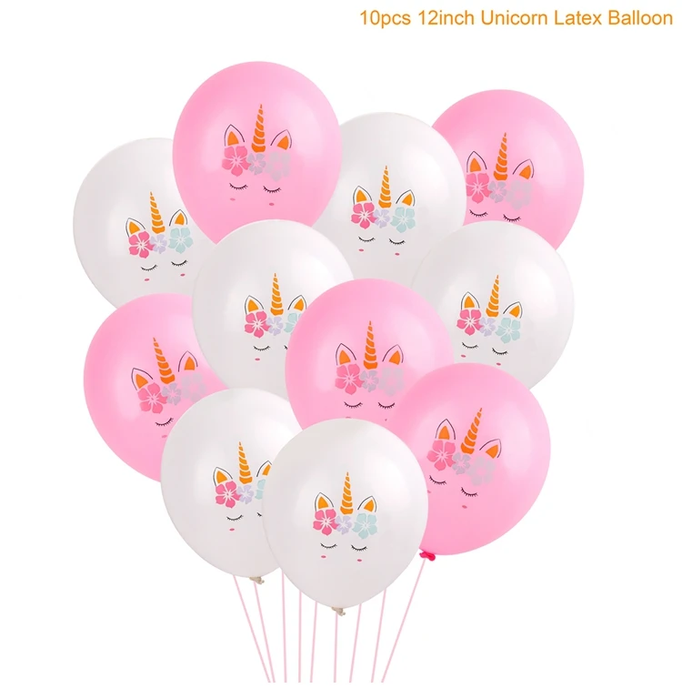 Balloon 6 PATIMATE 100 шт Единорог мешочек для печенья, конфет Единорог вечерние украшения подарок с Unicorn сумка Свадьба День Рождения Декор упаковка поставки - Цвет: Balloon 6