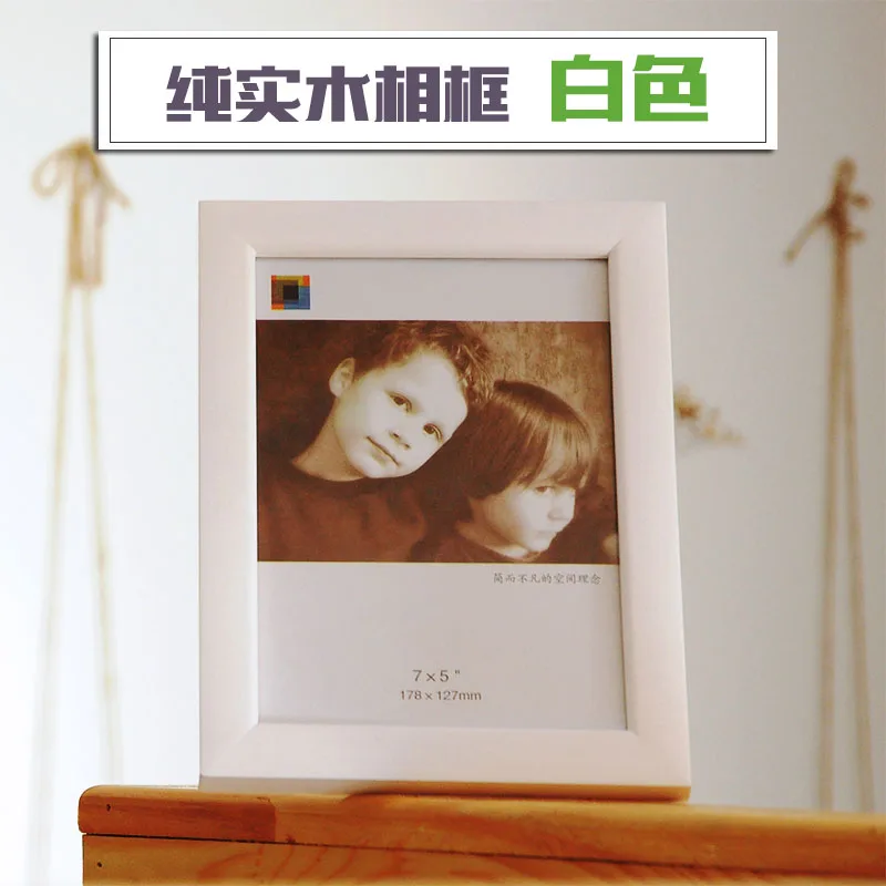 

Solid Wood Frame Fashion Creative Simple Ornament Photo Frame Modern Gallery Design Molduras Para Parede Home Decoration DI50XK