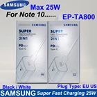 Оригинальный супер быстрый зарядный адаптер Note 10 для Samsung Galaxy 25 Вт, зарядное устройство PD 100 см, внешний кабель для S20 Plus S20 S20 Ultra