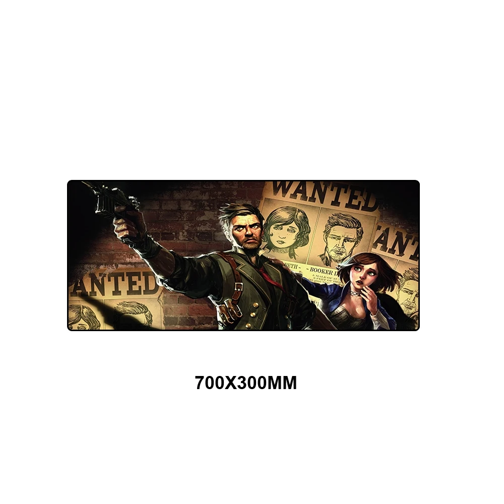 SHQB-006 Игровой коврик для мыши Bioshock, коврик для офисной мыши, коврик для настольной мыши, коврик для мыши, ПК, геймера, игровые коврики, игровая клавиатура, аксессуары для компьютера - Цвет: SHQB-006