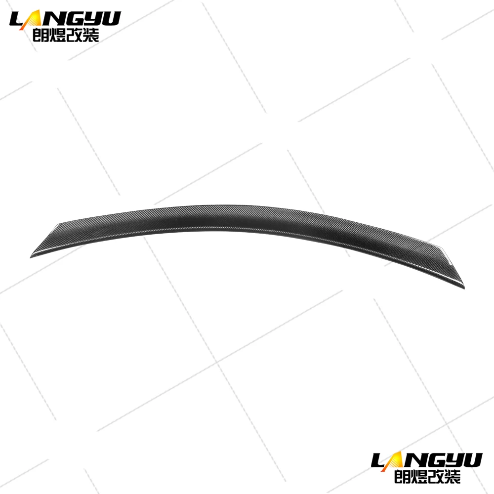 Для Mercedes Benz C Class Sedan 2007 2008 2009 2010 2011 2012 2013 2014 V стильный спойлер из натурального
