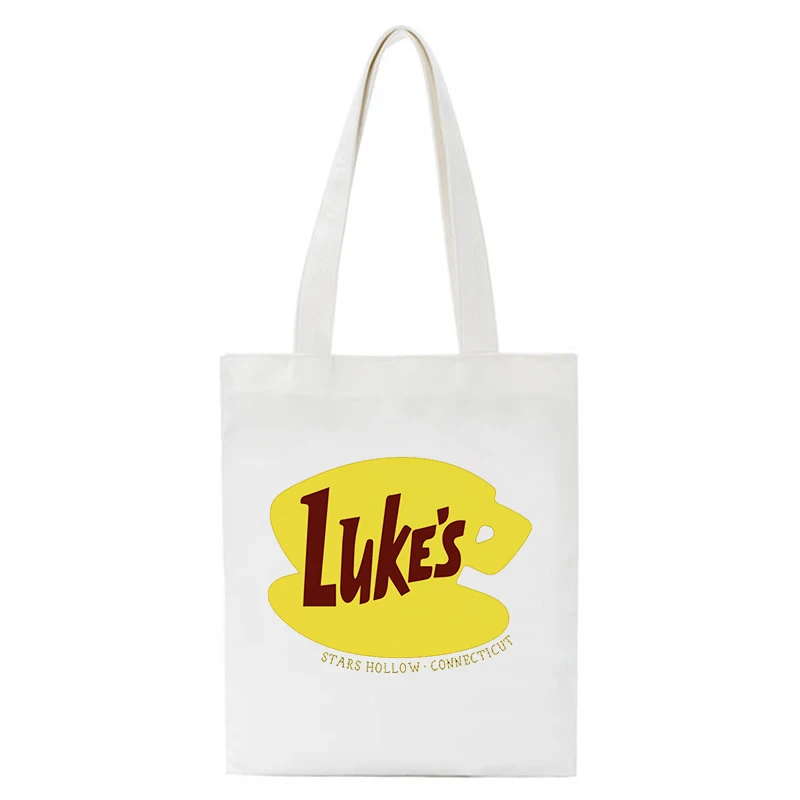 

Gilmore Girls Graphic Print Shopper Casual Pacakge Shopping Bags Handbag Large Capacity Tote Bag Shoulder Bags Ecobag Reusable