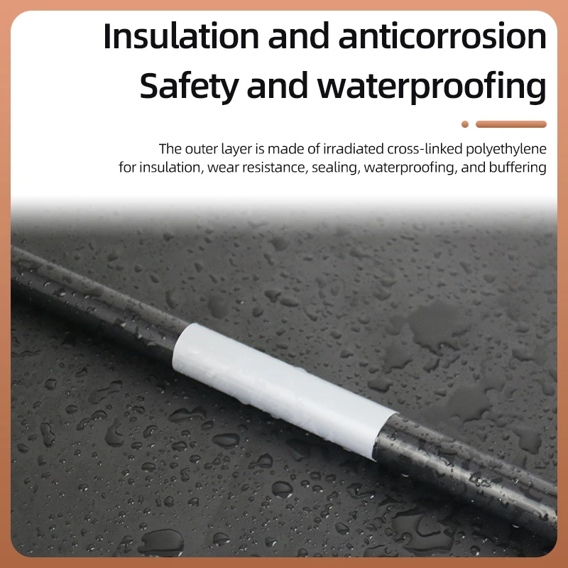 Полиолефиновая термоусадочная трубка в ассортименте 20 мм изолированная