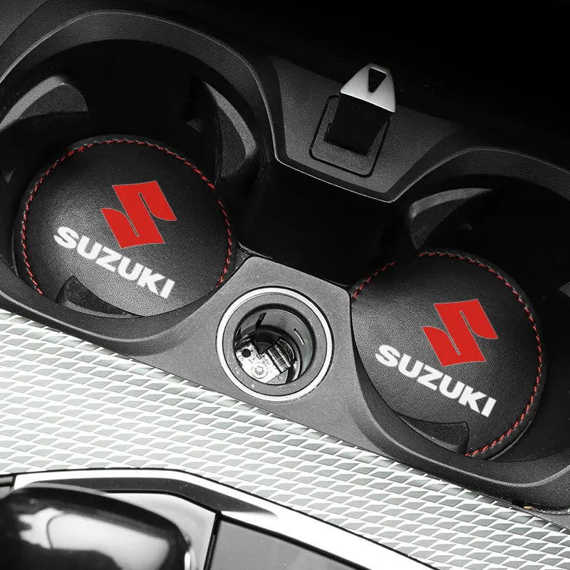 1pcs Car Cup Holder Coaster Non slip Pad Mat Interior Decoration For SUZUKI DZire IGNIS Alto Spacia Jimmy VITARA SX4 | Автомобили и