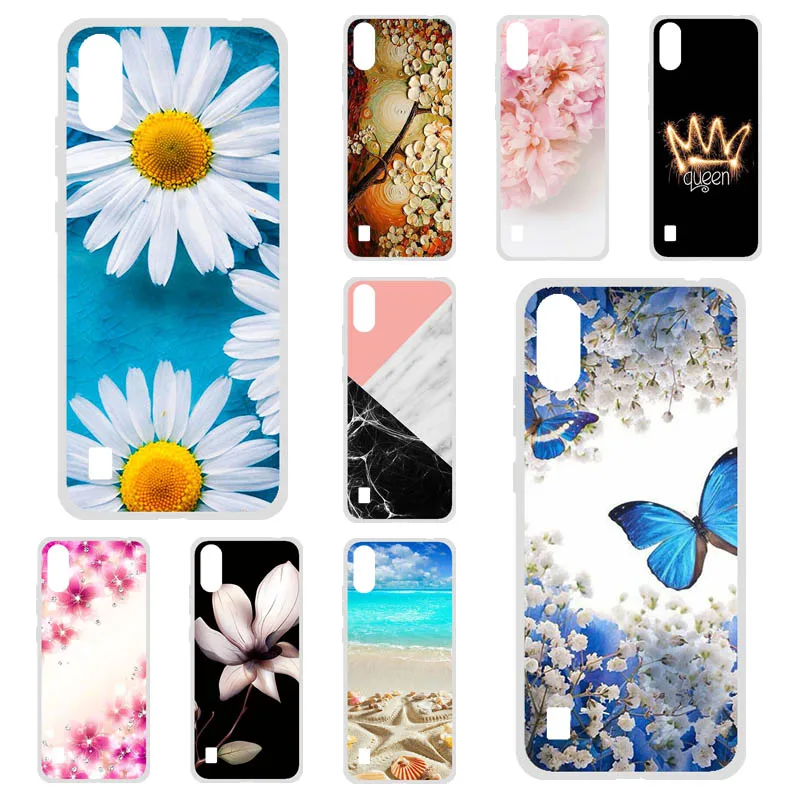 

Phone Case For ZTE Blade A5 2020 Case Silicon Floral DIY Painted Soft TPU Protective Bumper For ZTE A5 2020 6.09 inch Cover Capa