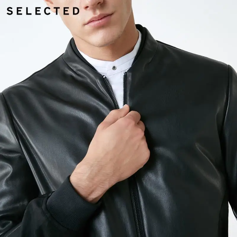 Отборная мужская куртка из искусственной кожи Мужская Весенняя верхняя одежда с