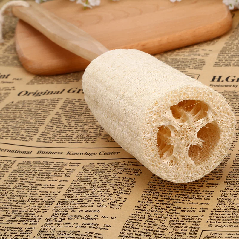 

Wooden Long-handled Bath Brush Massage Bath and Household Practical Loofah Brush Soft Bristles Back Rubbing Shower Accessories
