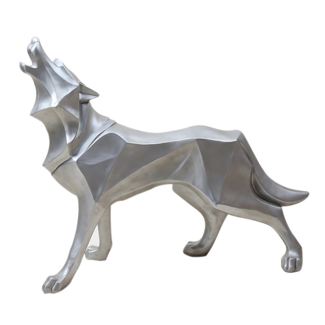 Горячая Распродажа креативные изделия из смолы украшения имитация Волчья модель