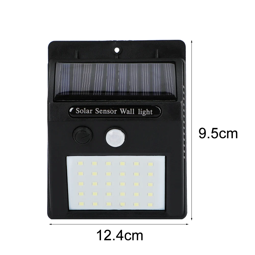 30LED настенное освещение солнечная энергия солнечные лампы фонарь PIR сенсор для