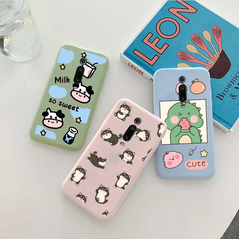 

For Xiaomi Redmi K20 Case Cute Animal Fundas Shell For Redmi K30 Case Silicone Soft TPU Shell For K30 Ultra Matte Phone Case