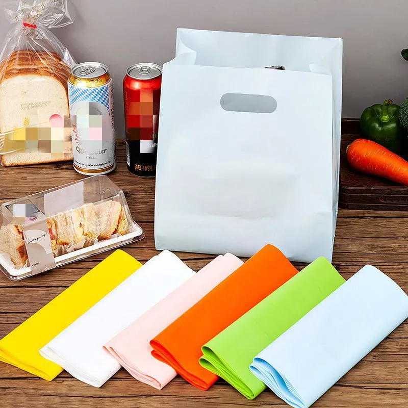 50 шт. вечерние полиэтиленовые пакеты с ручками для свадебных торжеств|Подарочные