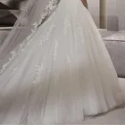 Белая кружевная свадебная фата MYYBLE, искусственная Фата, 300 см, фата из фатина цвета слоновой кости, свадебные аксессуары для невесты