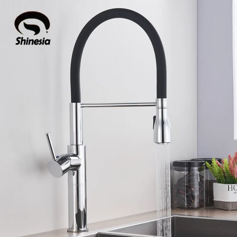 Смеситель для кухни черный и хромированный|Смесители кухни| |