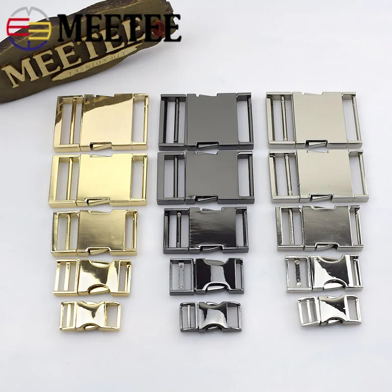 Meetee 15 38 мм металлическое круглое кольцо пряжка с застежкой сетевой ремень рюкзак