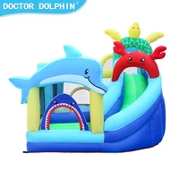 doctor dolphin ocean kingdom bounce childrens inflatable castle indooroutdoor trampoline slide jumping family bouncer for kids