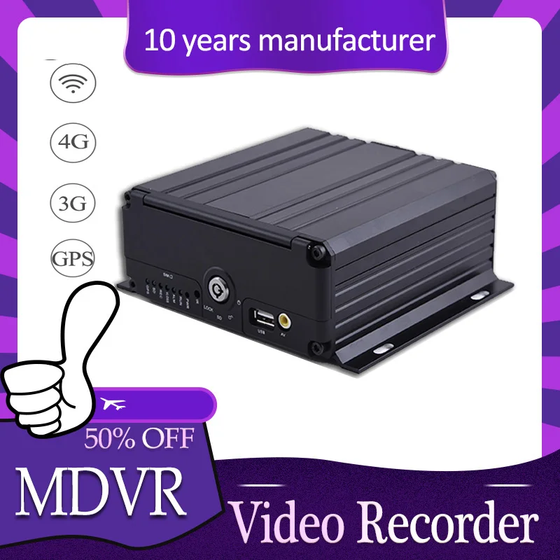 

Truck 4g Wifi Dvr 4Ch CMSV6 1080p with Free Mdvr Software