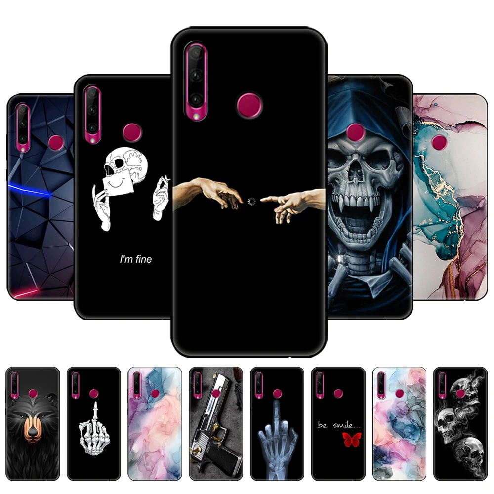 Чехол для Honor 10i HRY-LX1T силиконовый чехол-накладка из ТПУ Huawei 10 i 6 21 дюйма черный