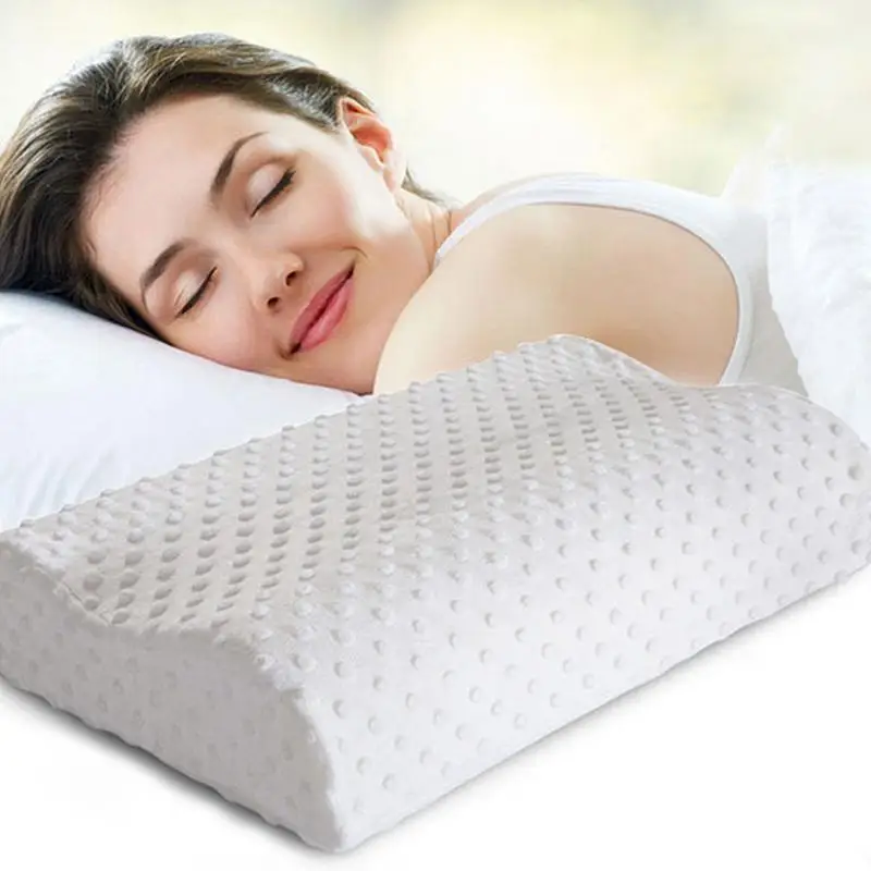 

10Orthopedic Neck Pillow Fiber Slow Rebound Memory Foam Pillow Cervical Health Care Orthopedic Latex Neck Foam Pillow