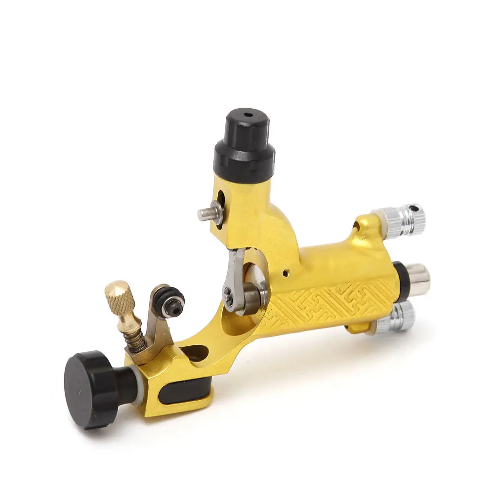 Pro Новое поступление золото Швейцарский двигатель роторная татуировка машина